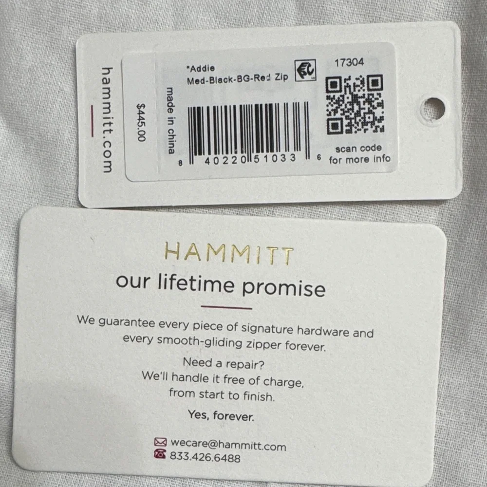 Hammitt structured leather